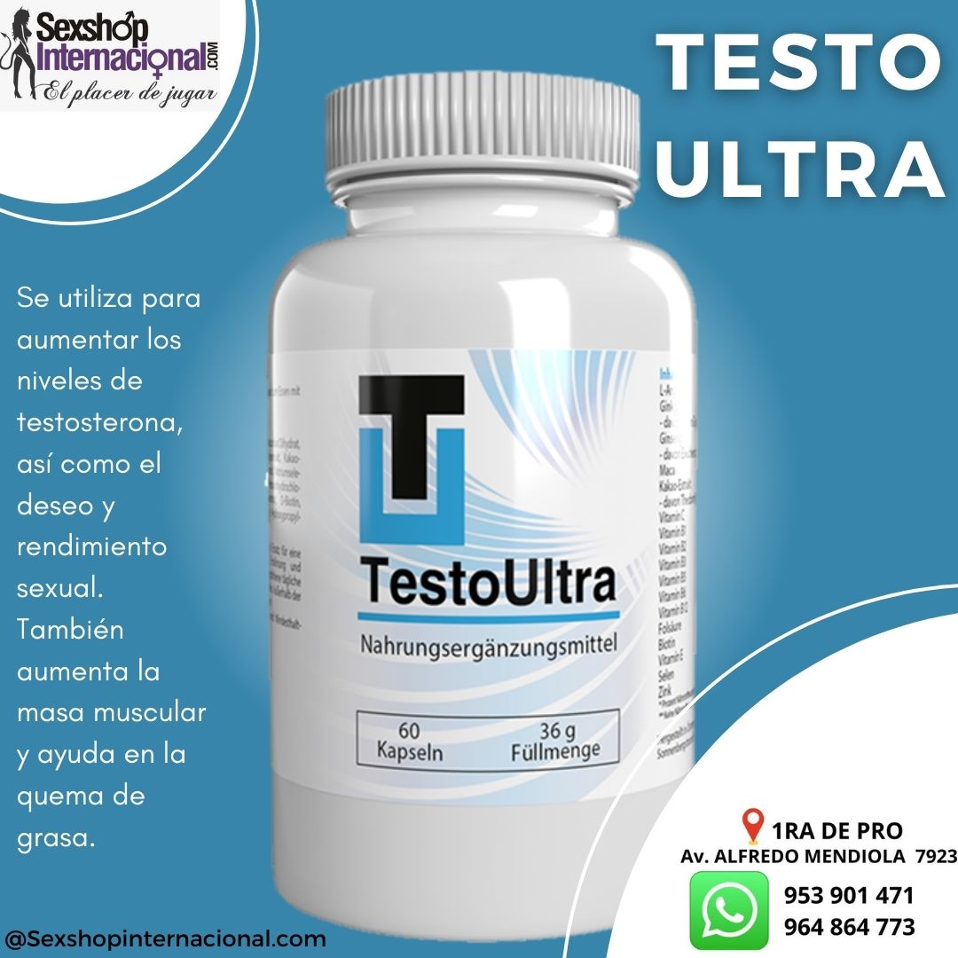 TESTOULTRA POTENCIADOR DE TESTOSTERONA 60 CAPSULAS